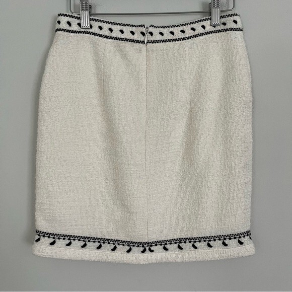 Anthropologie Dolan Left Coast Black and White Textured Mini Skirt, Size XS - Picture 5 of 12